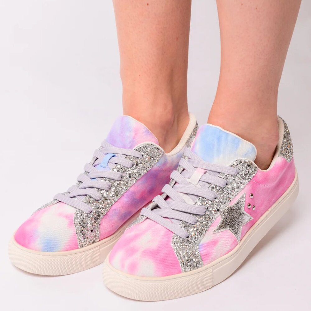 Supernova Sneakers in Pastel Tie Dye